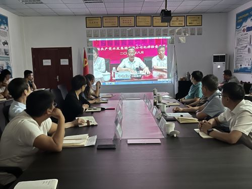 【河海水文】水發(fā)水控集團(tuán)黨委委員、紀(jì)委書(shū)記王高升到河海公司全面從嚴(yán)治黨、黨風(fēng)廉政建設(shè)專題調(diào)研 (1).jpg